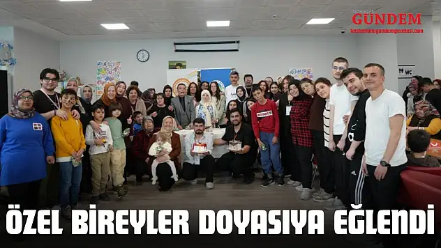 Özel bireyler Doyasıya Eğlendi