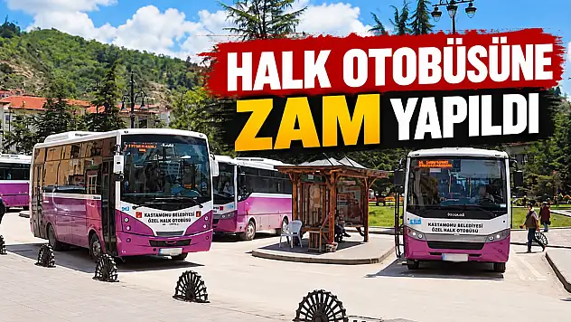 Özel Halk Otobüsü Ücretlerine Zam