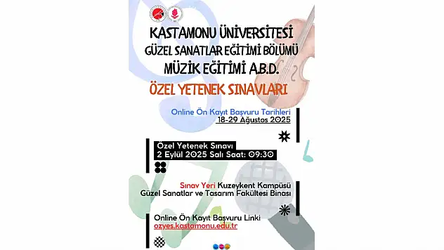 Özel Yetenek Sınavı Başvuruları Başlıyor