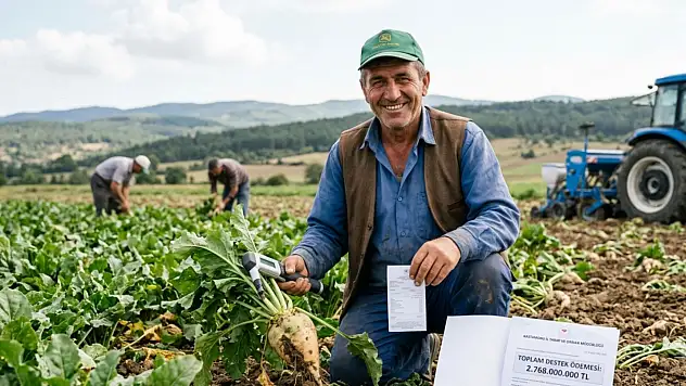 Pancar Üreticisine 2 Milyar 768 Milyon TL'lik Dev Destek!
