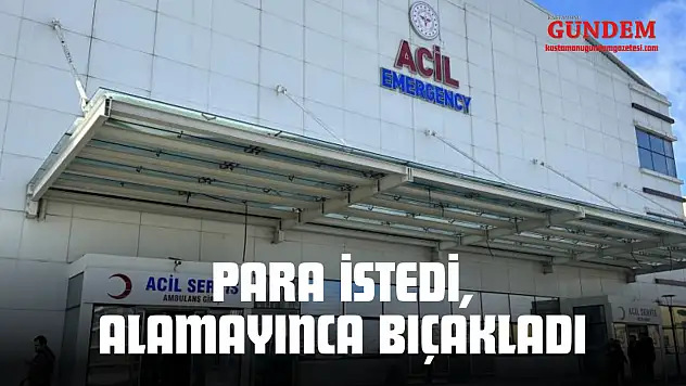 Para İstedi, Alamayınca Bıçakladı