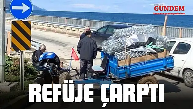 Pat Pat Refüje Çarparak Durabildi