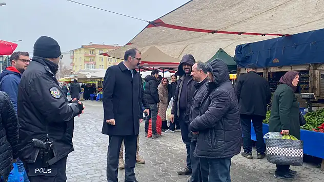 Pazar Esnafı Ziyaret Edildi