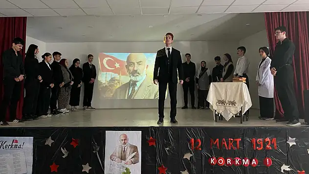 Pınarbaşı'nda İstiklal Marşı'nın Kabulünün 105. Yılı Anıldı
