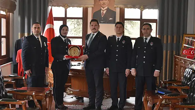Polis Haftası Kapsamında Kaymakam Yıldırım'a Ziyaret