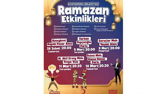 Ramazan Etkinlikleri 28 Şubat'ta Başlıyor