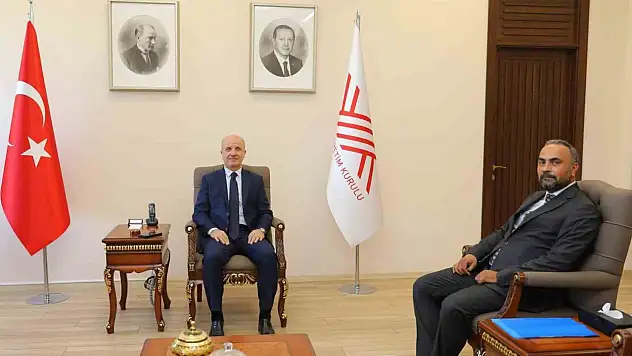Rektör Akkaya'dan YÖK Başkanına Ziyaret