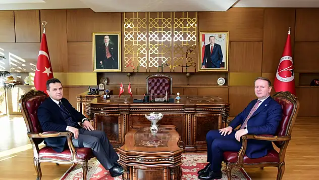 Rektör Baş'tan, Rektör Topal'a Ziyaret