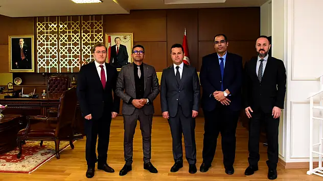 Rektör Topal, Carthage Üniversitesi Rektör Yardımcısını Ağırladı