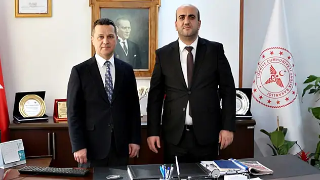 Rektör Topal'dan, İl Sağlık Müdürü Derdiyok'a Ziyaret