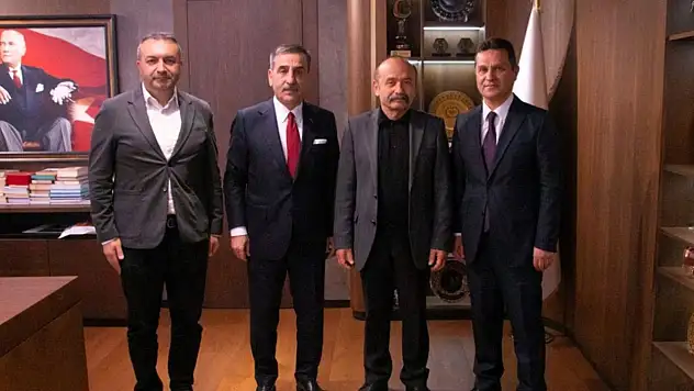 Rektör Topal'dan Önder Kahveci'ye Ziyaret