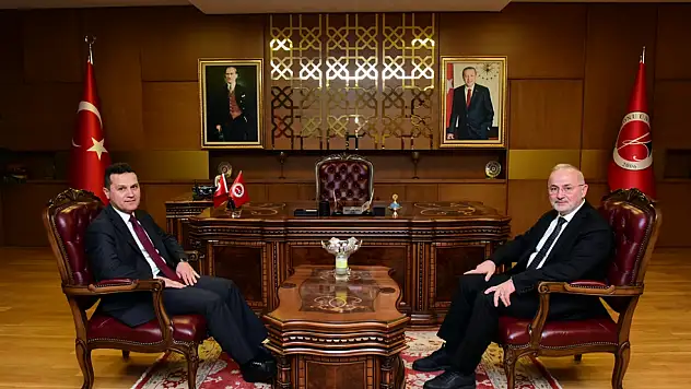 Rektör Ünal'dan, Rektör Topal'a Ziyaret