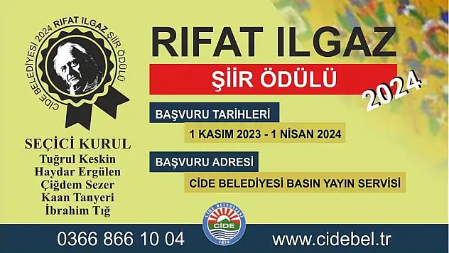 Rıfat Ilgaz Şiir Yarışması Düzenlenecek