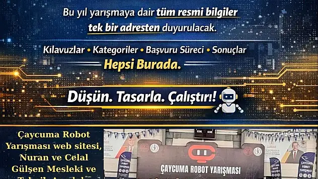 Robot Yarışmasının Resmi Web Sitesi Yayında