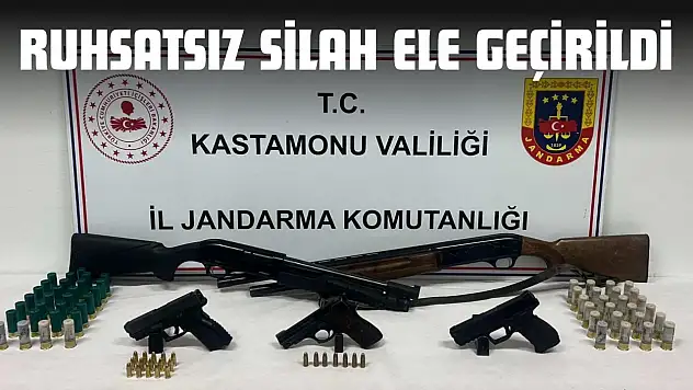 Ruhsatsız Silah Ele Geçirildi