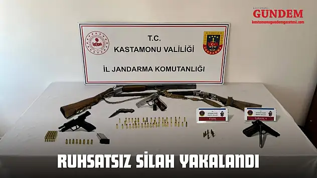 Ruhsatsız Silah Yakalandı