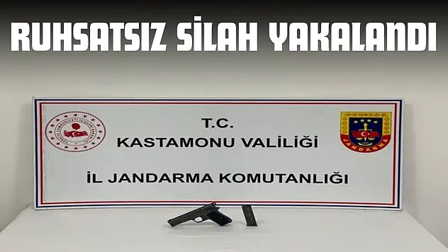 Ruhsatsız Silah Yakalandı