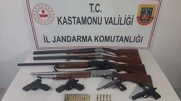 Ruhsatsız Silahlar Ele Geçirildi