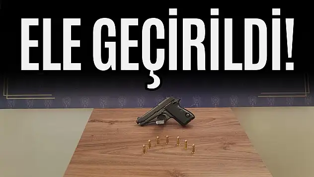 Ruhsatsız Tabanca Ele Geçirildi!