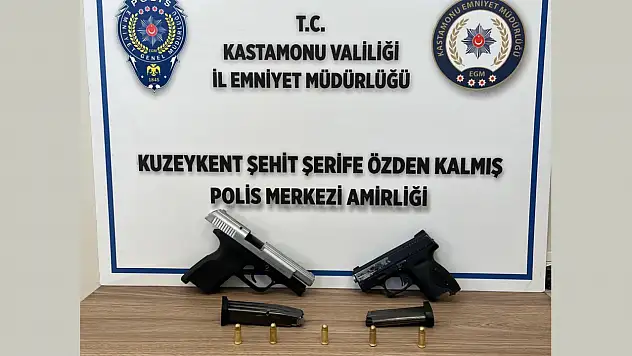 Ruhsatsız Tabancalar Ele Geçirildi!