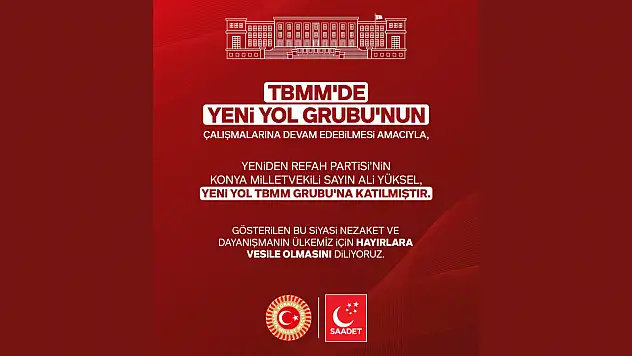 Saadet Partisi, Milletvekili Yüksel'in Katılımını Değerlendirdi