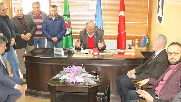 Saadet Partisi'nden, Şeker-İş'e destek
