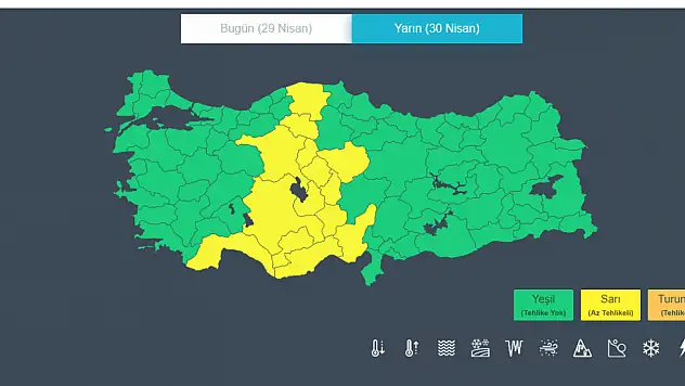 Sağanak Uyarısı Yapıldı