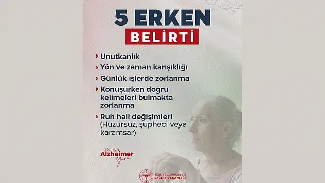 Sağlık'tan Alzheimer Bilgilendirmesi
