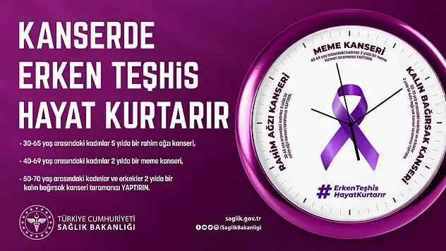 Sağlık'tan Kanser Bilgilendirmesi