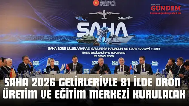 SAHA 2026 Gelirleriyle 81 İlde Dron Üretim Ve Eğitim Merkezi Kurulacak