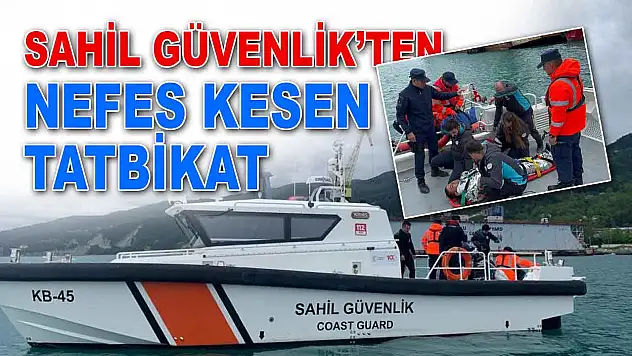 Sahil Güvenlik'ten Nefes Kesen Tatbikat