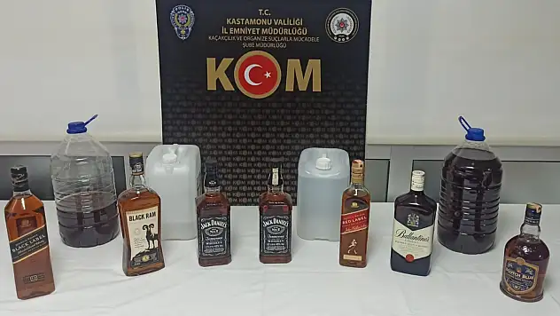 Sahte Alkol Ele Geçirildi