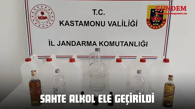 Sahte Alkol Ele Geçirildi