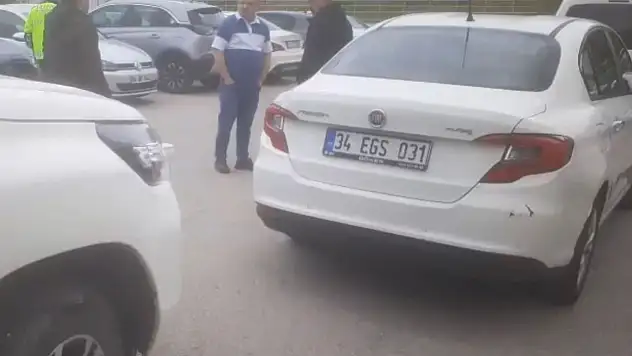 Sahte Plakayla Yakalandı!