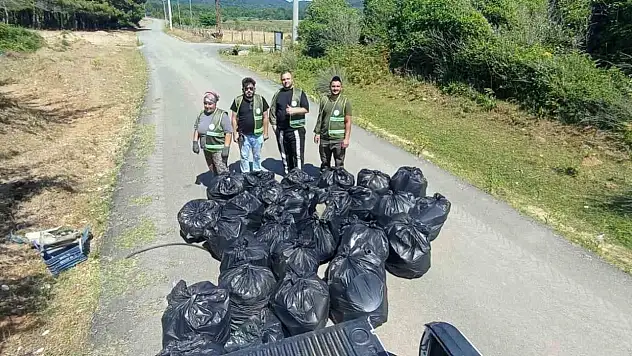 Sarıkum Tabiatı Koruma Alanı'nda Temizlik Seferberliği