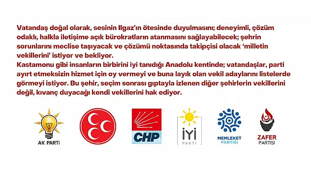 Seçim öncesi yerel gündem