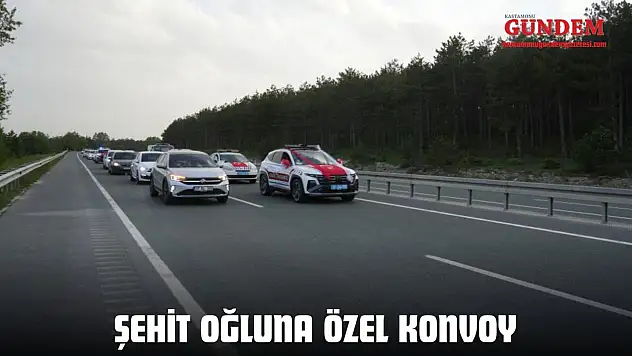 Şehit Oğluna Özel Konvoy