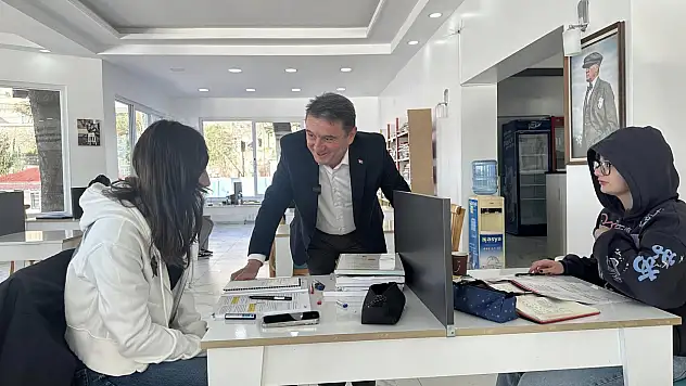 Şehit Öğretmen Aybüke Yalçın Çalışma Salonu Ziyaret Edildi