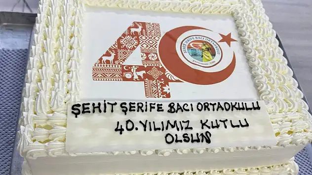 Şehit Şerife Bacı Ortaokulu 40 Yaşında