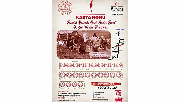Şehit Şerife Bacı Şiir Yazma Yarışması'na Başvurular Başladı