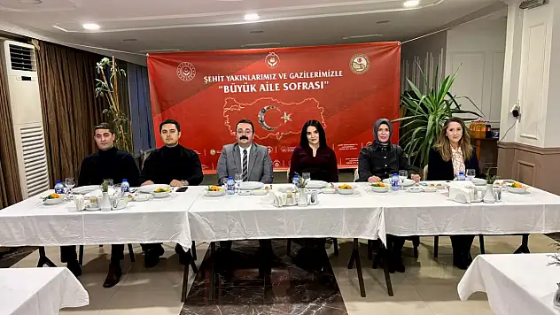 Şehit Ve Gazi Aileleri Onuruna İftar Programı Düzenlendi