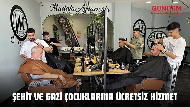 Şehit Ve Gazi Çocuklarına Ücretsiz Hizmet