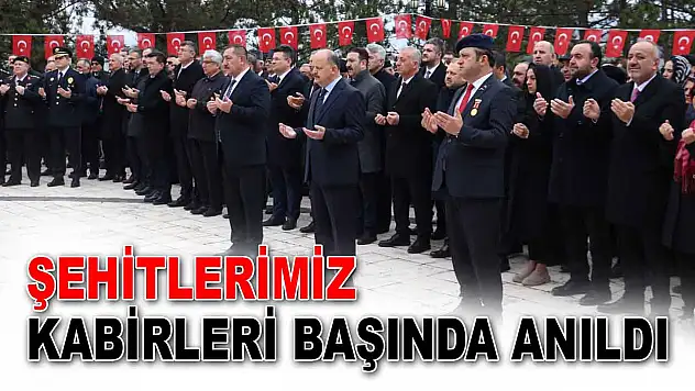 Şehitlerimiz Kabirleri Başında Anıldı