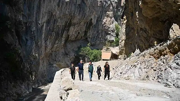 Şeker Kanyonu'nda çalışmalar devam ediyor