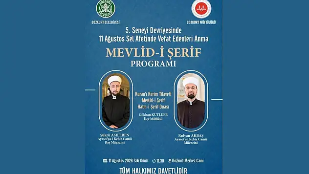 Sel Felaketinde Hayatını Kaybedenler Anılacak