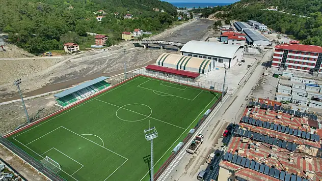 Selin yıktığı spor tesisleri ayağa kaldırıldı