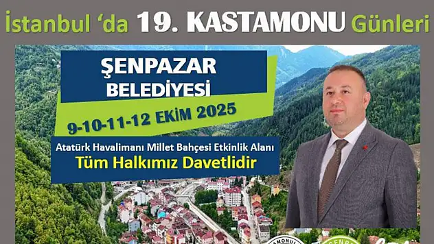 Şenpazar Belediyesi, Kastamonu Tanıtım Günleri'nde Yerini Alıyor