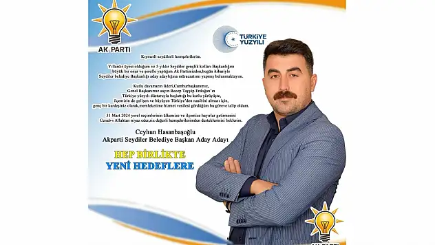 Seydiler Belediye Başkanlığı'na Hasanbaşoğlu Talip Oldu