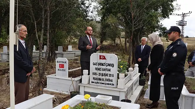 Seydiler'de Gazilerin Kabirleri Ziyaret Edildi