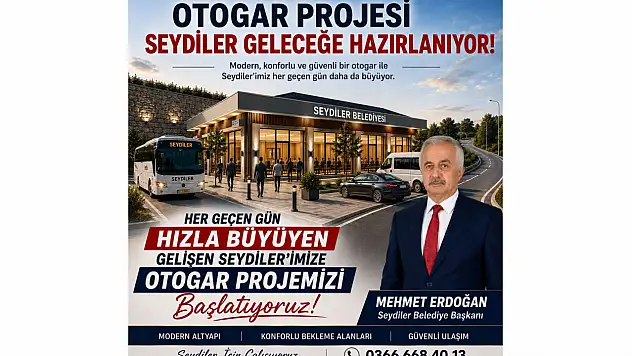 Seydiler'e Modern Otogar Projesi Kazandırılıyor